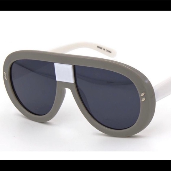 New Unisex Goggle Aviator Style Sunglasses - Picture 3 of 3